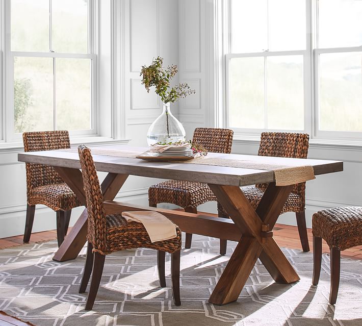 Abbott Rectangular Dining Table Pottery Barn