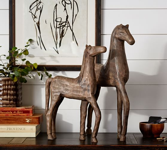 Wooden Horses Pottery Barn