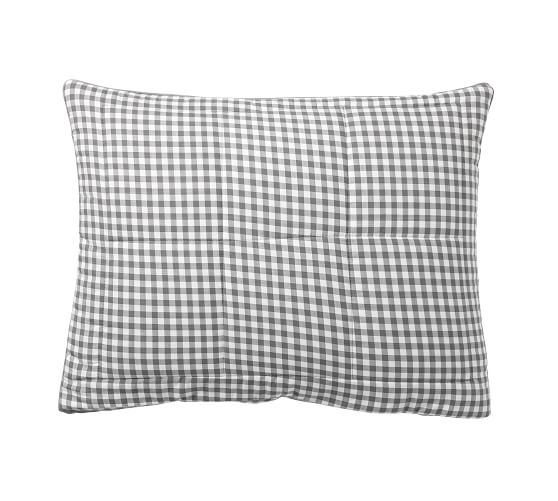 Gingham Check Reversible Comforter & Sham Pottery Barn