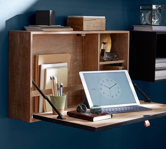 Wyatt Workspace Wall Mounted Desk | Pottery Barn