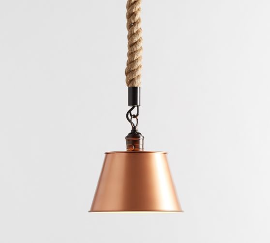 PB Classic Tapered Metal Pendant Pottery Barn