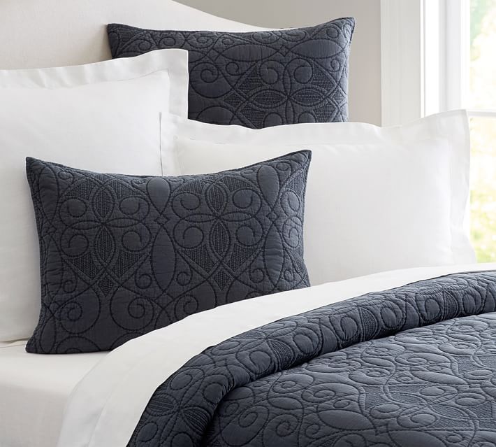 Washed Cotton Quilt Sham Pottery Barn