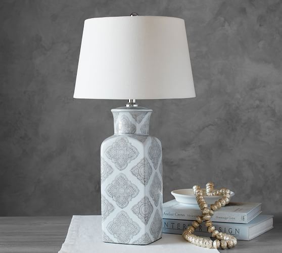 Langley Ceramic Urn Lamp Pottery Barn