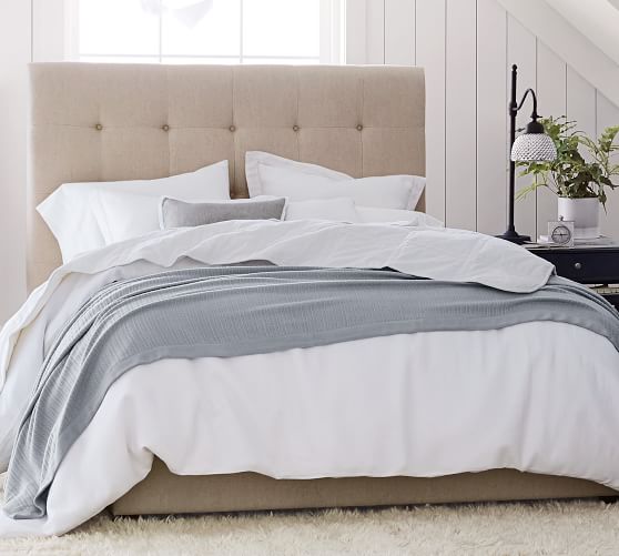 Belgian Flax Linen Duvet Cover & Sham White Pottery Barn