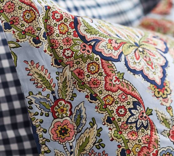Florentine Paisley Reversible Duvet Cover & Sham Pottery Barn