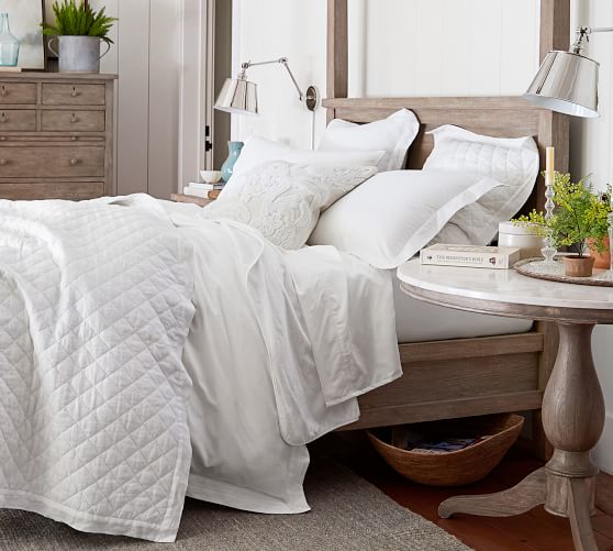 Belgian Flax Linen Duvet Cover & Sham White Pottery Barn
