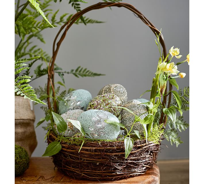 Botanical nest basket