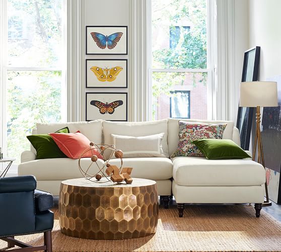 Vince MetalClad Coffee Table Pottery Barn