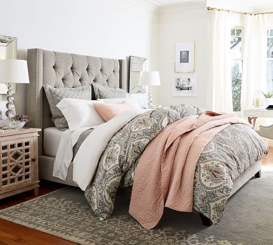 Darcy Printed Duvet Cover & Sham Pottery Barn