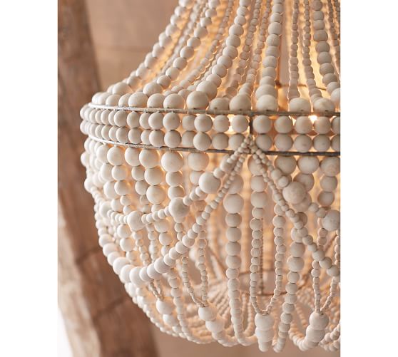 Francesca Beaded Chandelier Pottery Barn
