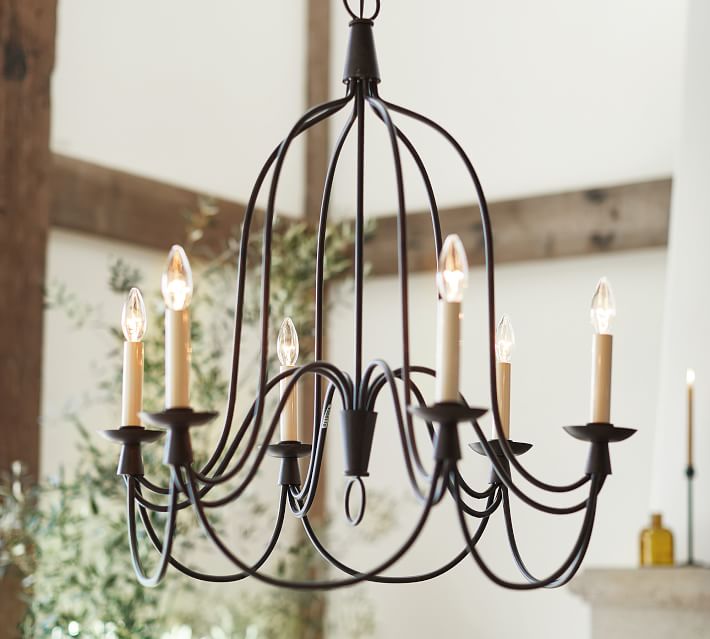 Armonk 6 Arm Indoor Outdoor Chandelier Pottery Barn