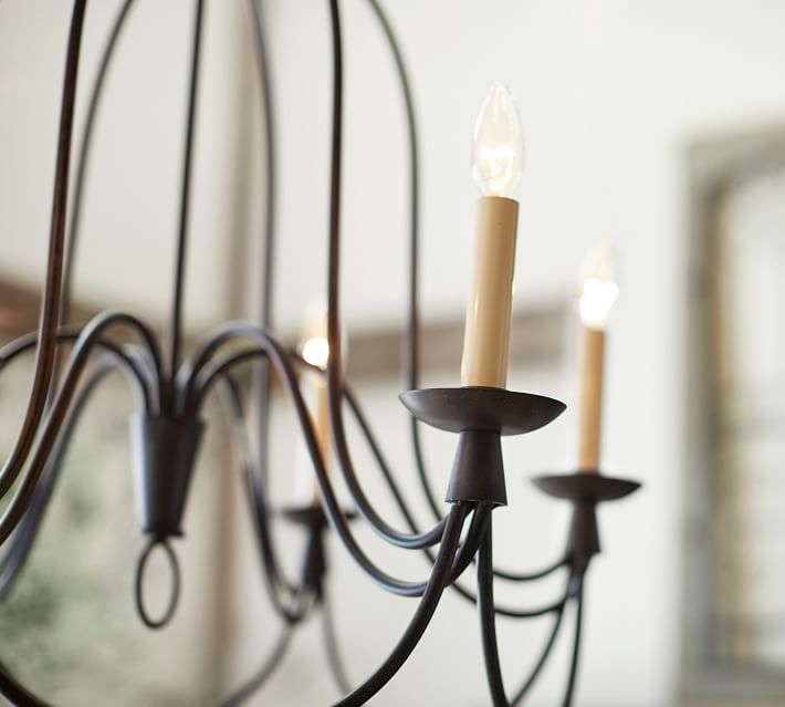 Armonk 6 Arm Indoor Outdoor Chandelier Pottery Barn