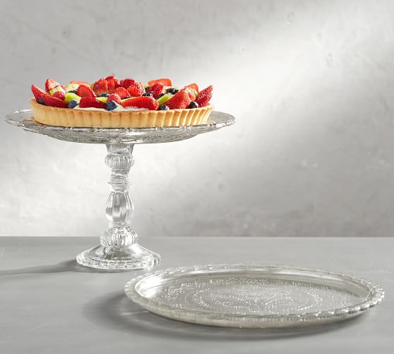 Pressed Glass Cake Stand Pottery Barn