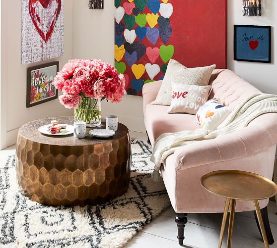 Vince MetalClad Coffee Table Pottery Barn