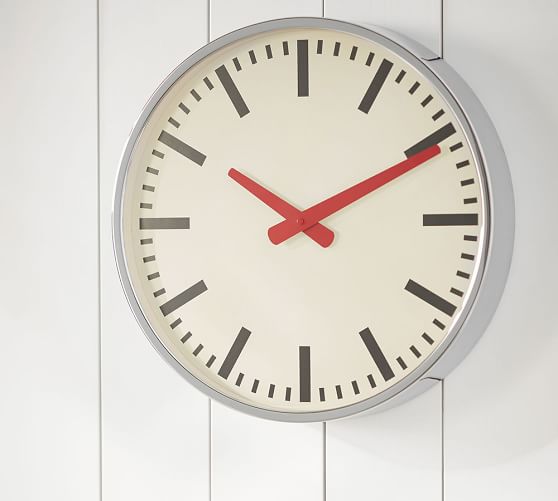 Sinclair Wall Clock Pottery Barn