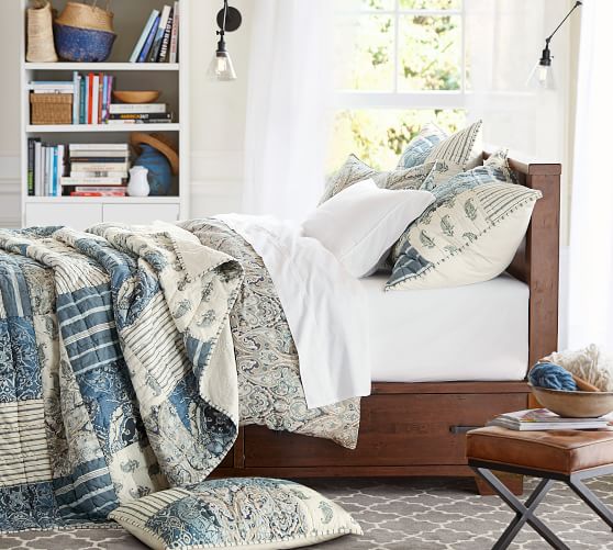 Mackenna Paisley Duvet Cover & Sham - Blue