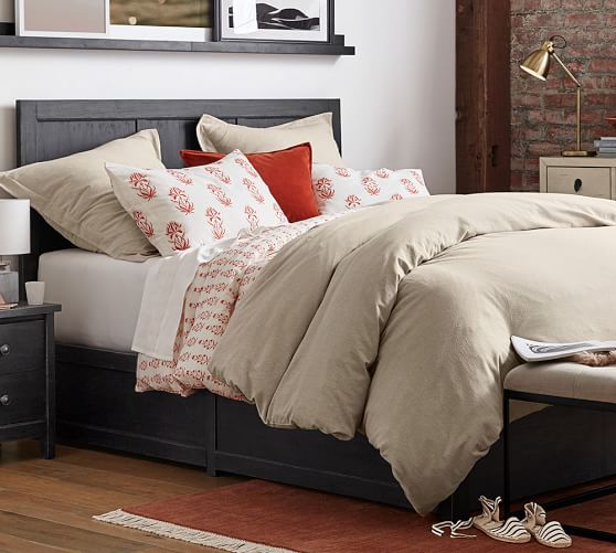 Jasper Block Print Duvet Cover and Sham Pottery Barn