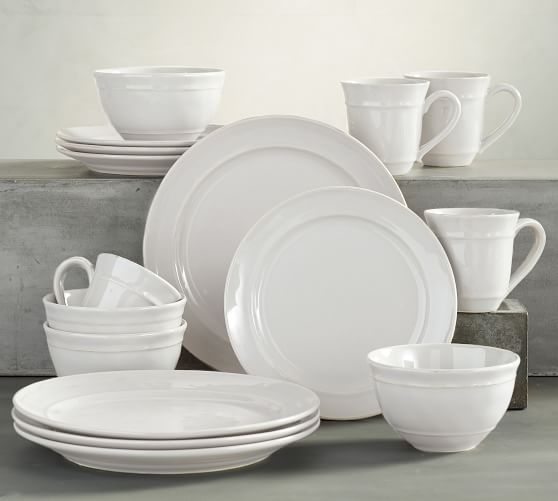 Cambria 16Piece Dinnerware Set Stone Pottery Barn