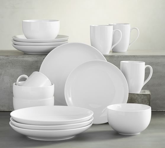 Great White Coupe Dinnerware Pottery Barn