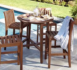 indio round table Outdoor  Pottery Wood Tables  Barn