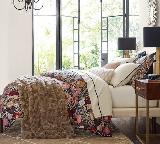 Helena Printed Duvet Cover Sham Pottery Barn Helena Printed Duvet Cover Sham