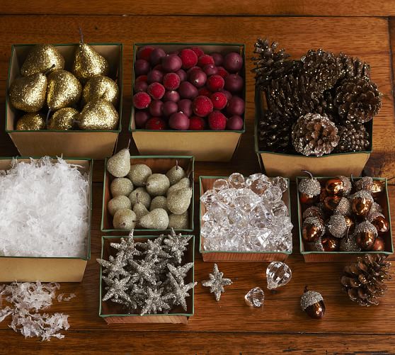 Sugared Cranberry Vase Filler Pottery Barn