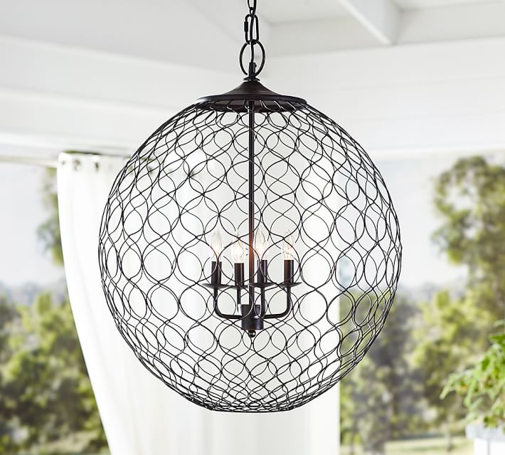 Net Globe Indoor/Outdoor Pendant | Pottery Barn Net Globe Indoor/Outdoor Pendant | Pottery Barn