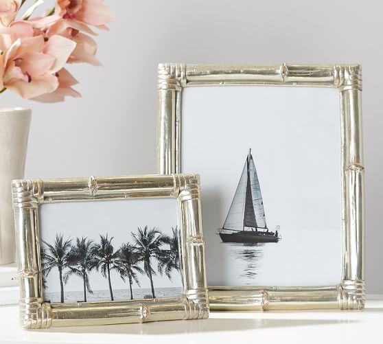 Bamboo Silver Gilt Frames Pottery Barn