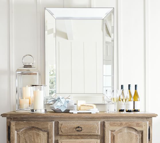 Bevel Rectangular Mirrors Pottery Barn