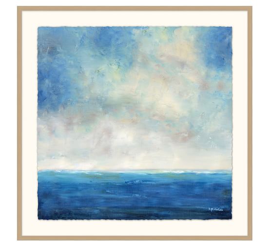 Seascape Horizon Framed Print Pottery Barn