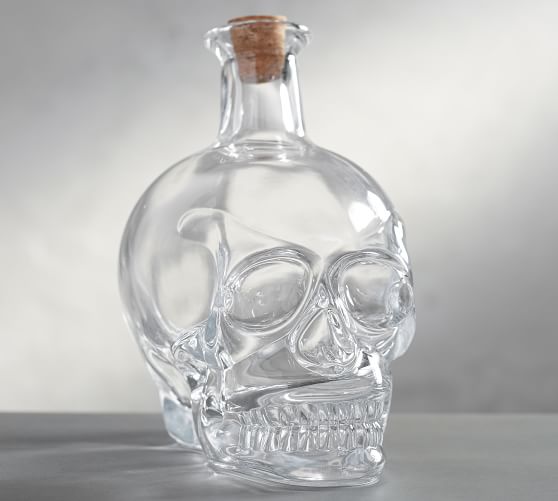 Skull Glass Decanter Pottery Barn