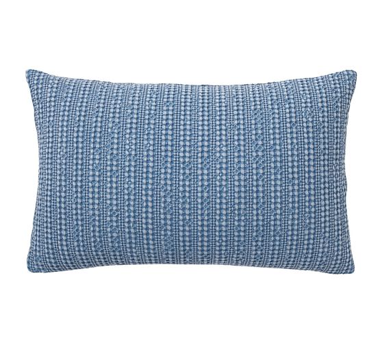 Lumbar Pillow Cover Blue Dusk Pottery Barn