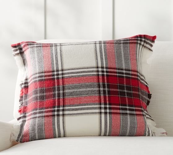 Hamilton Plaid Pillow Cover Pottery Barn