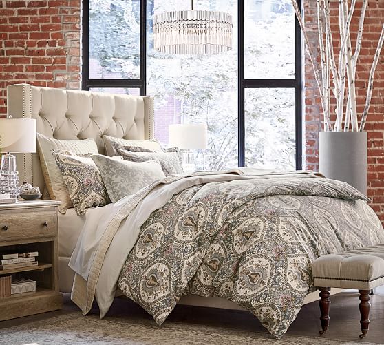 Darcy Printed Duvet Cover & Sham Pottery Barn