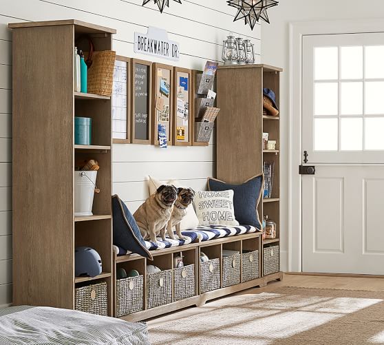 Entryway Bookcase | samantha 4 piece bench bookcase entryway set seadrift pottery barn Entryway Bookcase | samantha 4 piece bench bookcase entryway set seadrift pottery barn