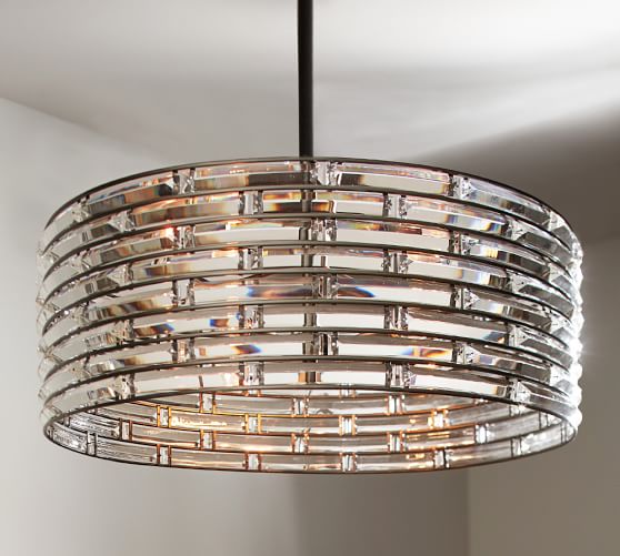 Regent Curved Crystal Chandelier Pottery Barn