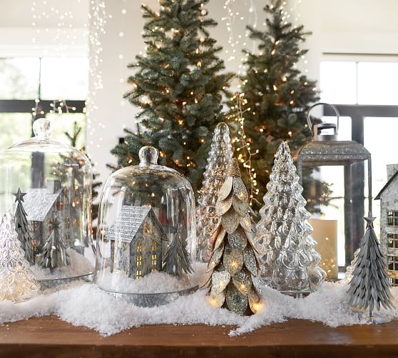 Galvanized Trees Pottery Barn