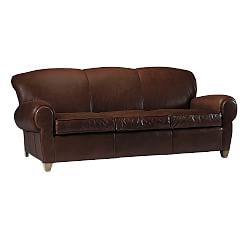 Manhattan Collection Pottery Barn Manhattan Leather Sofa