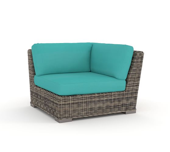 Huntington Sunbrella® Outdoor Furniture Cushion Slipcovers Pottery Barn