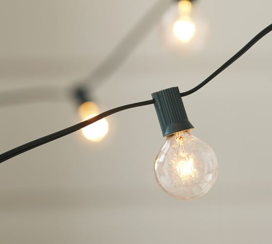 Oversized Globe String Lights Pottery Barn