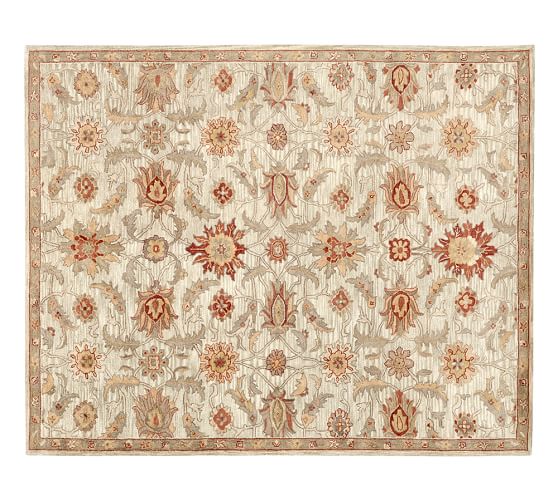 Sa Persian Style Tufted Wool Rug 5x8 Multicolor Pottery Barn Sa Persian Style Tufted Wool Rug 5x8 Multicolor