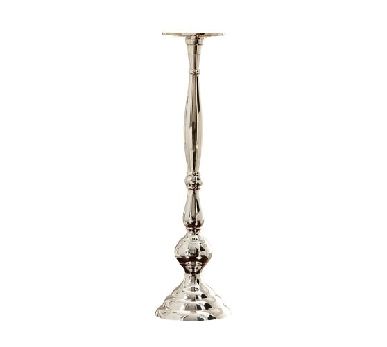 Eclectic SilverPlated Candlesticks Pottery Barn