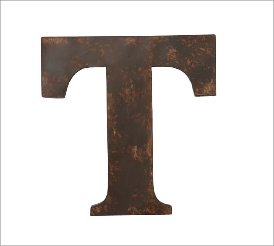 Rustic Metal Letters Pottery Barn