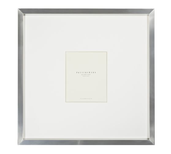 Lee Gallery Picture Frame, Nickel - 8 x 10