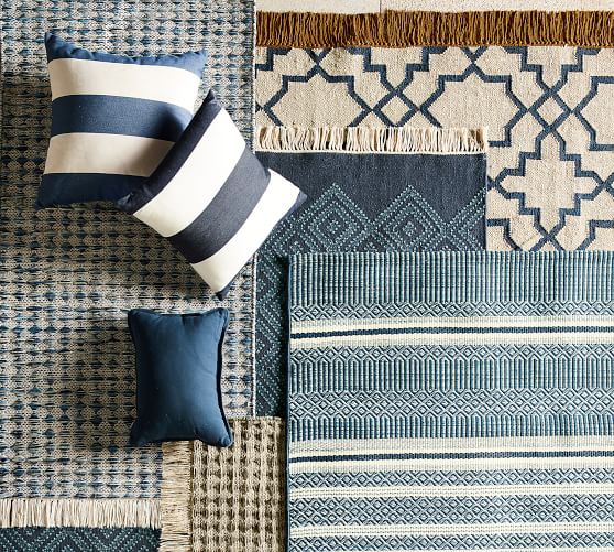 Oden Rug Blue Pottery Barn