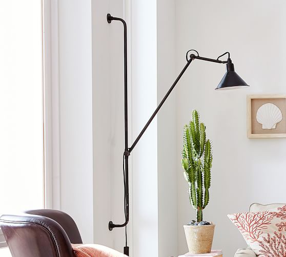 Leighton Adjustable Wall Sconce Pottery Barn