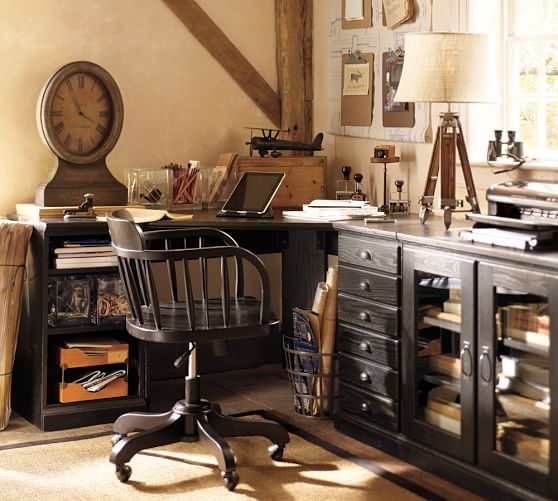 Printer's Corner Desk Set Pottery Barn