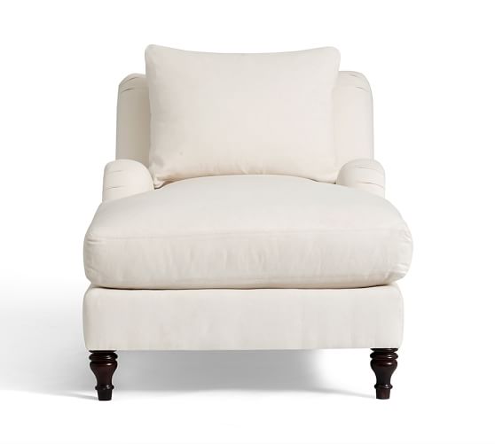 Carlisle Upholstered Chaise Pottery Barn