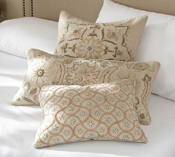 Melinda Suzani Embroidered Pillow Covers Pottery Barn