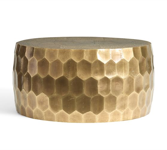Vince MetalClad Coffee Table Pottery Barn